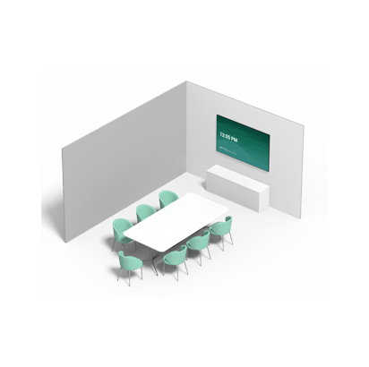 Solution de salle visioconférence d'une salle de 7 à 8 personnes